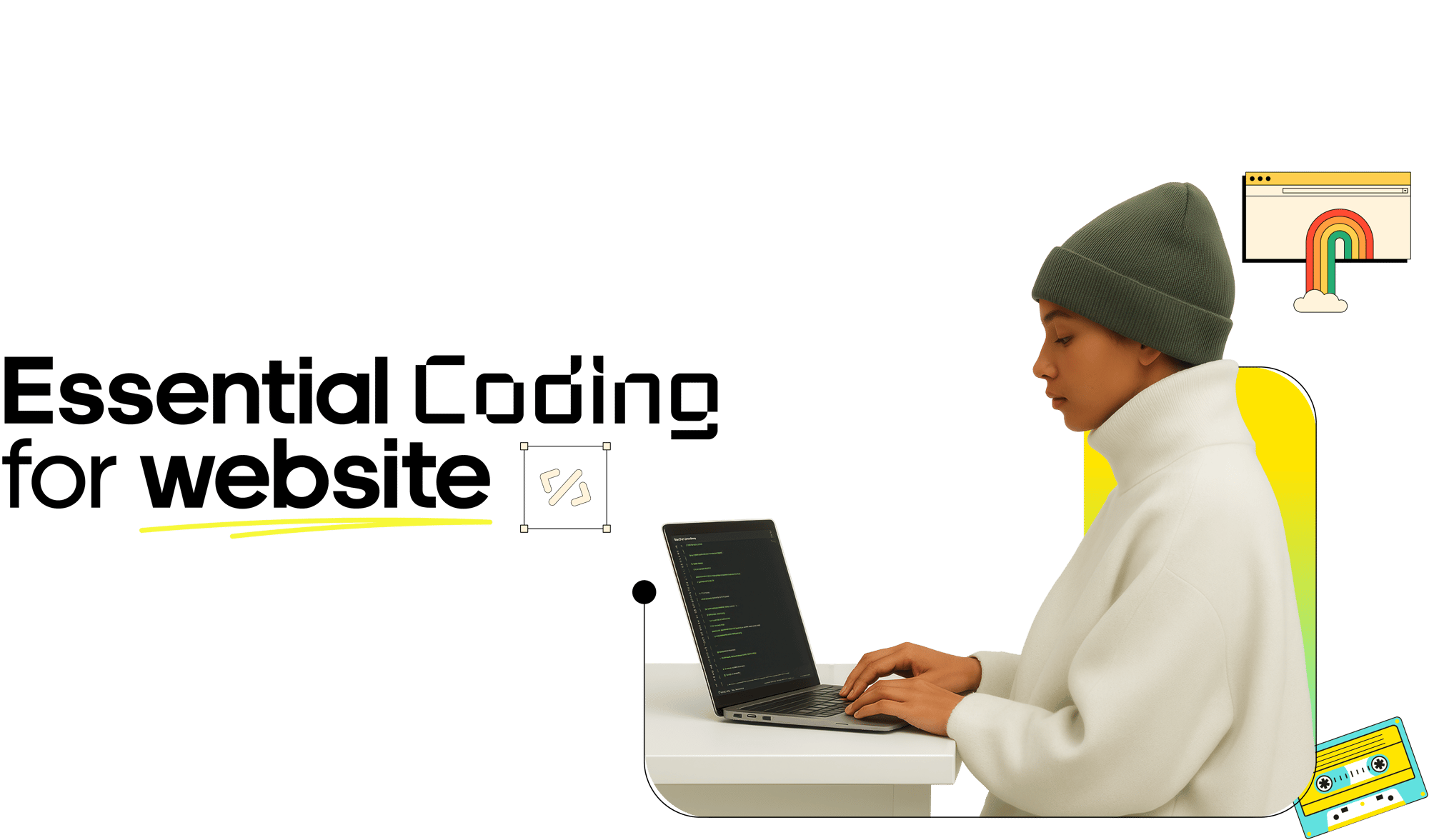 Essential coding for website 