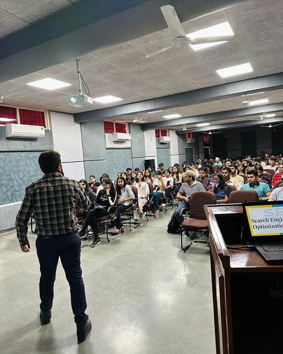 Digital Marketing Seminar at Venkateshwara College